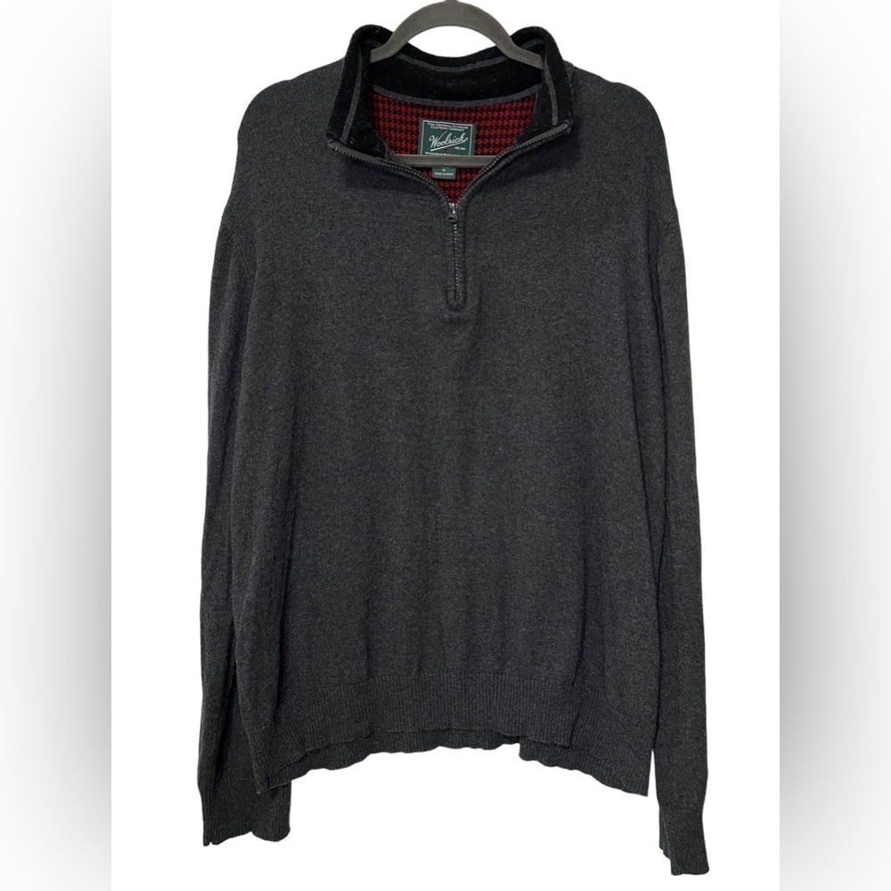 Woolrich Mens Wool Blend Pullover Sweater in Gray Size XL